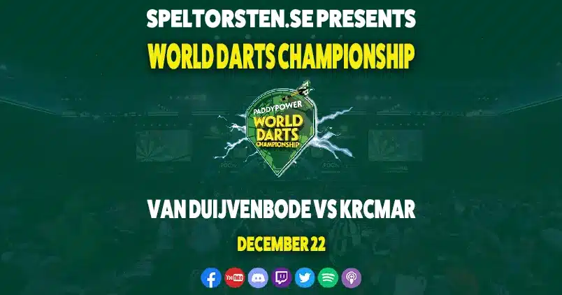 Betting tips - World Darts Championship - van Duijvenbode vs Krcmar