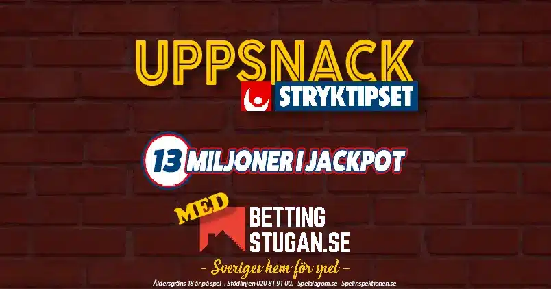 UPPSNACK - Stryktipset Jackpot