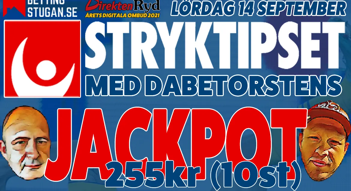 Stryktipset Jackpot med Dabetorstens