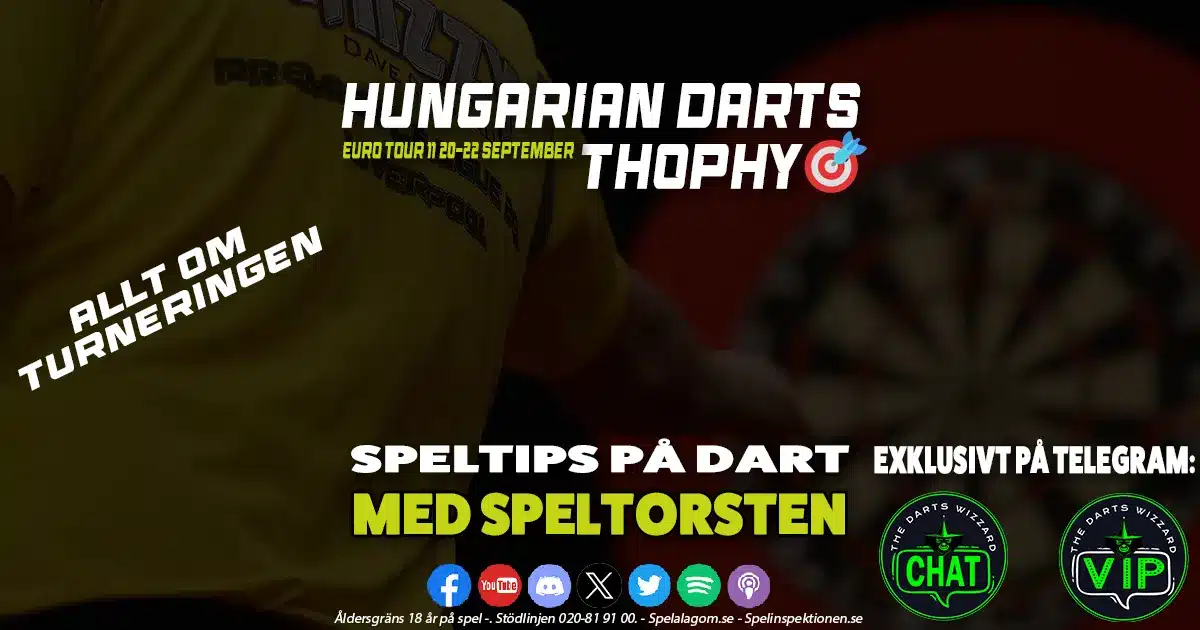 Hungarian Darts Trophy » European Tour 11 » Info & Speltips