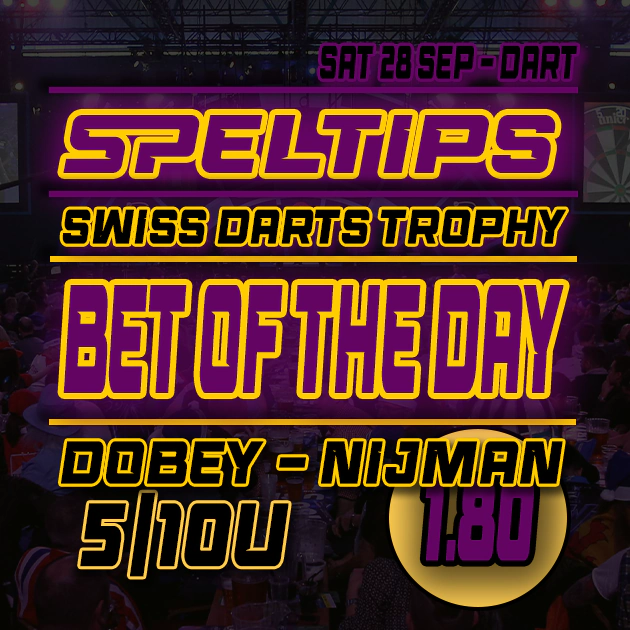 Speltips - Dart - Swiss Darts Trophy - Dobey - Nijman Square