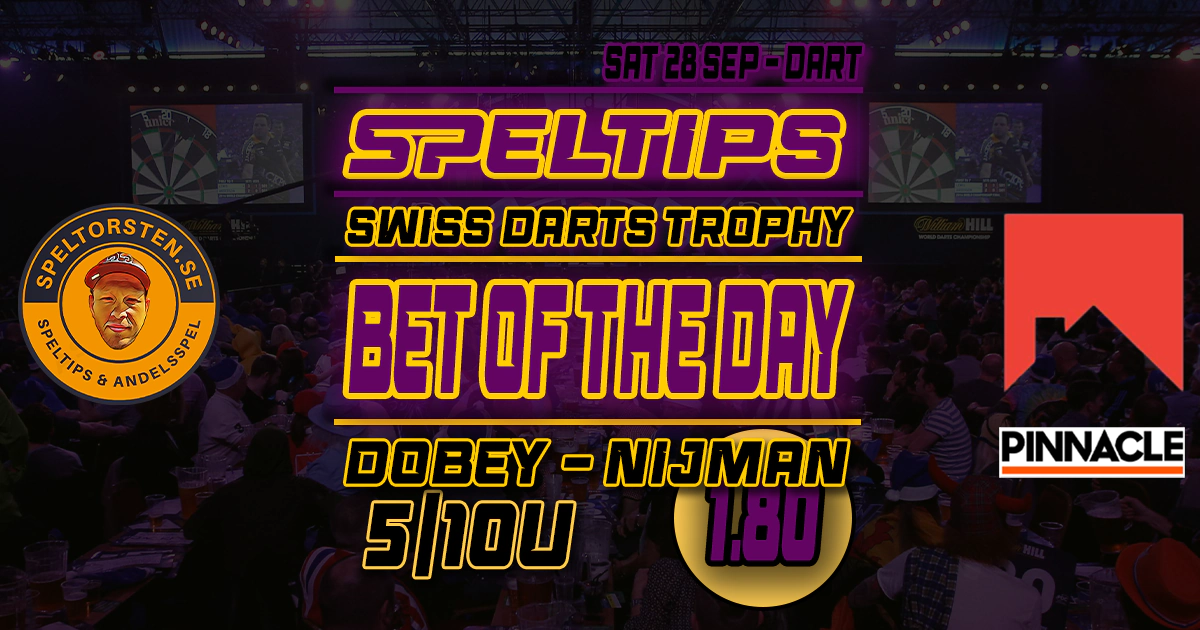 Speltips - Dart - Swiss Darts Trophy - Dobey - Nijman