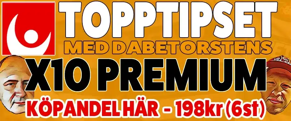 Topptipset med Dabetorstens - Andelar