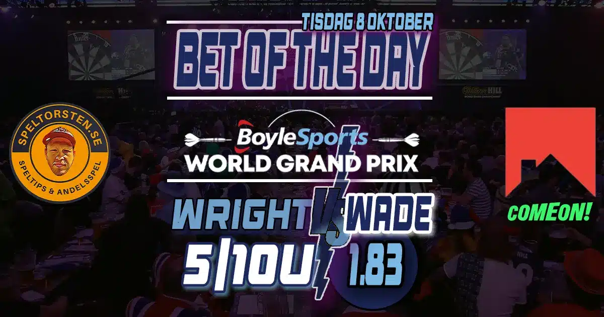 Speltips - World Grand Prix - Wright vs Wade 2