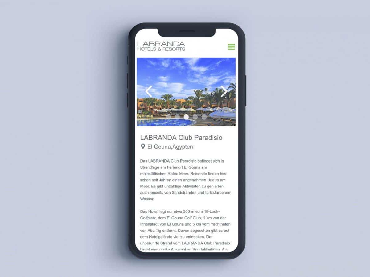 Labranda Hotels iphoneX Mockup_02