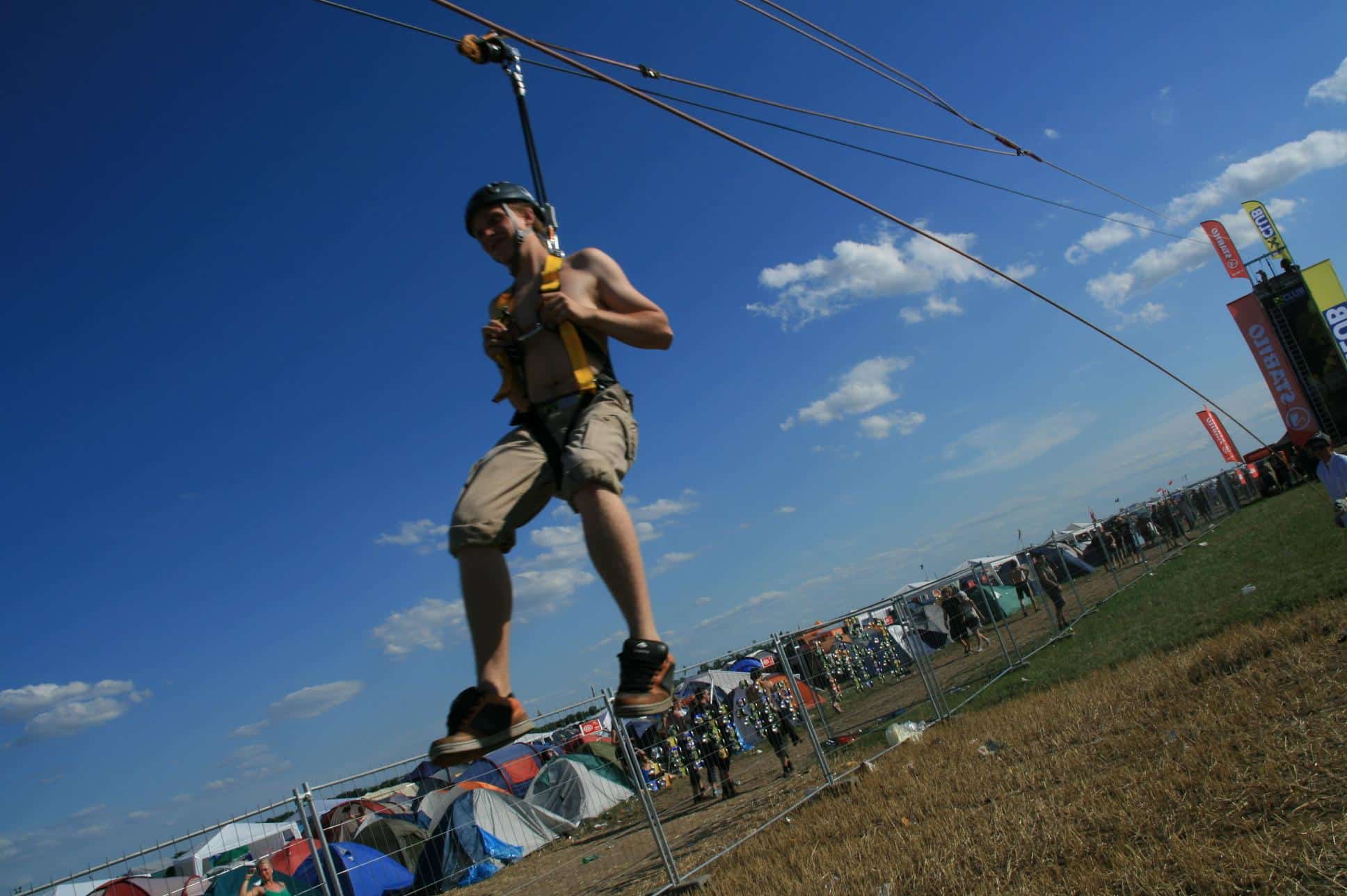 Spider Rock 3 | mobilen Flying-Fox mieten | mit Flieger am Nova-Rock Festival