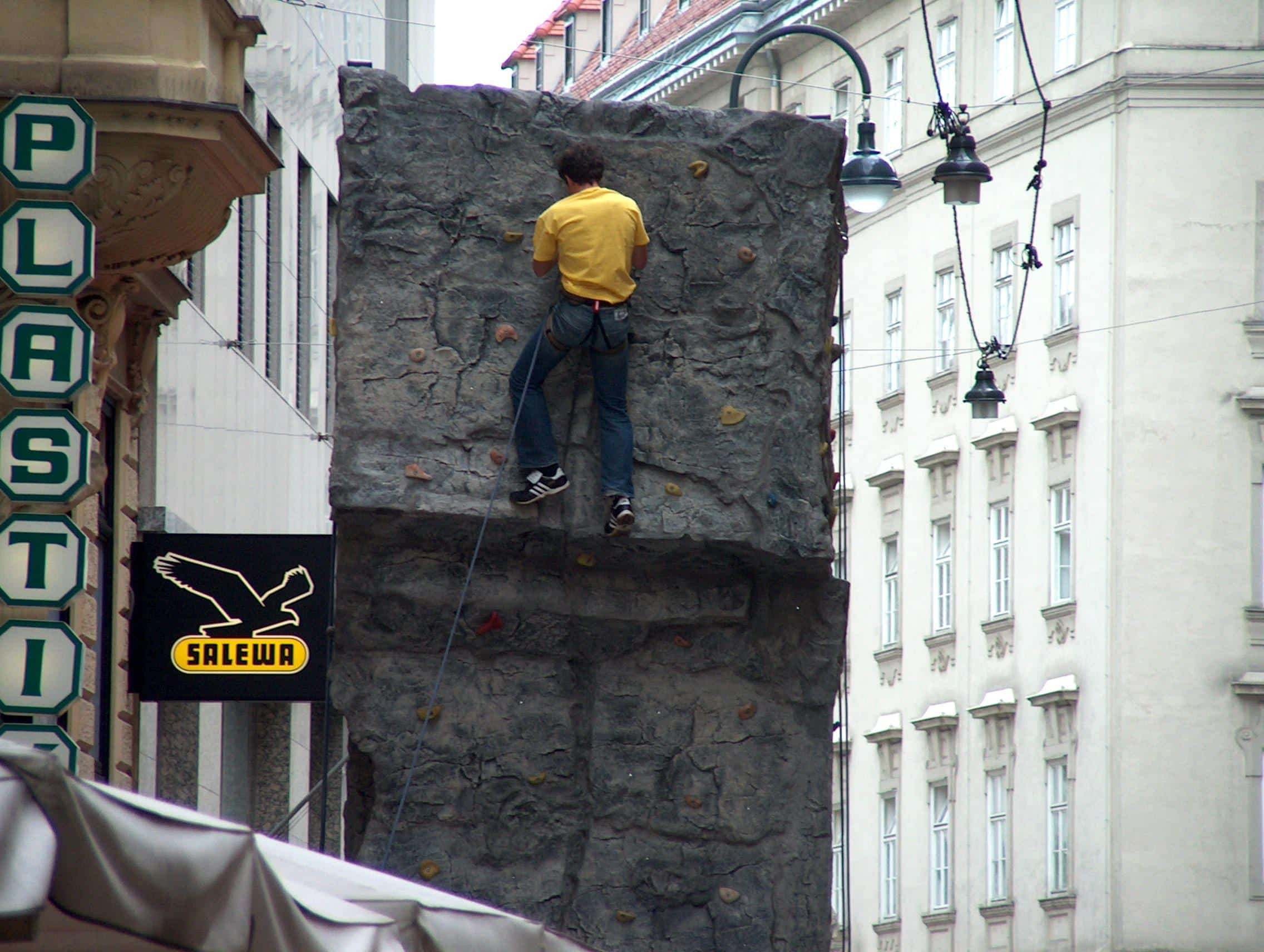 Spider Rock 2 Climbing Tower Salewa Shop Goldschmiedgasse