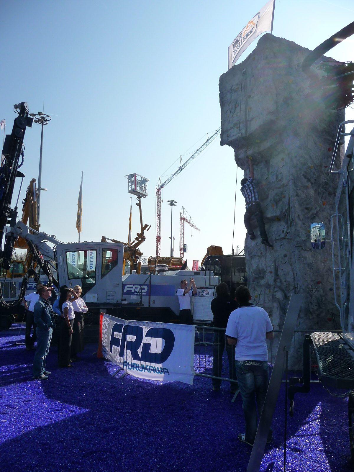 Spider Rock 2 climbing wall Bauma München