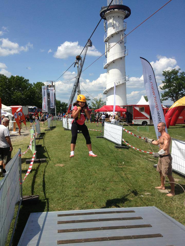 Spider Rock 3 Kletterturm und Flying-Fox Donauinselfest