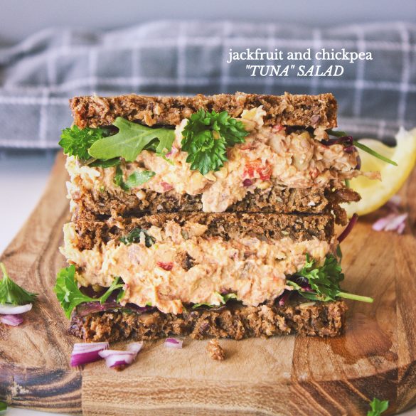 Jackfruit and Chickpea Tuna Salad (Featured)