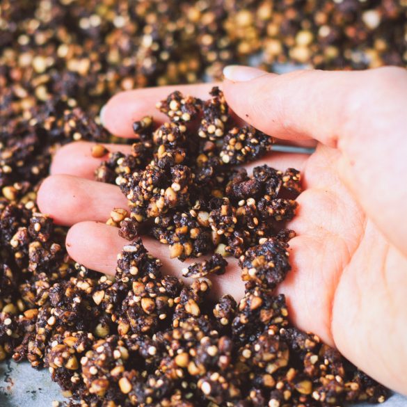 1-Bowl Chocolate Quinoa and Buckwheat Granola (Featured)