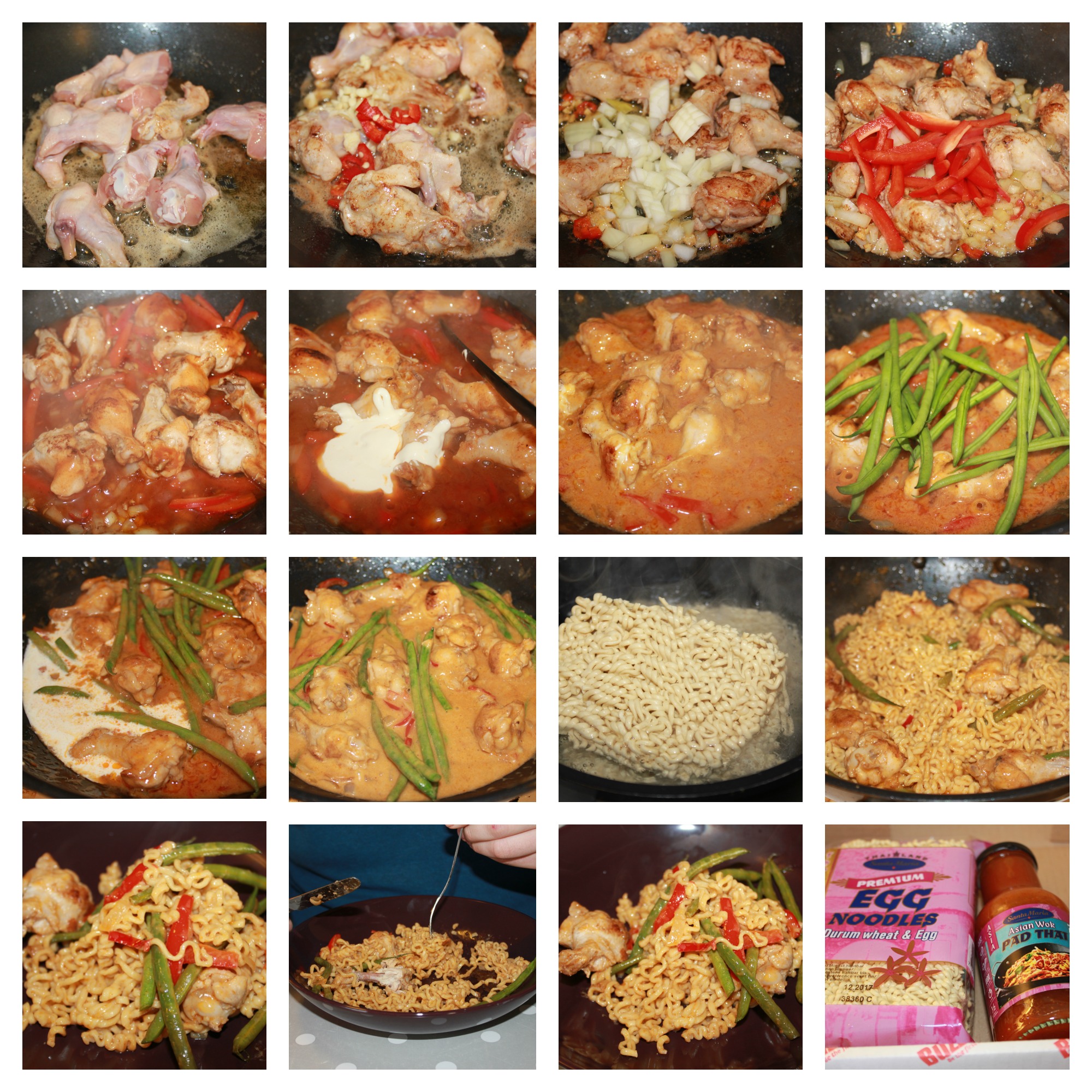 Lise's Pad Thai med kylling og egg noodles – Spiselise