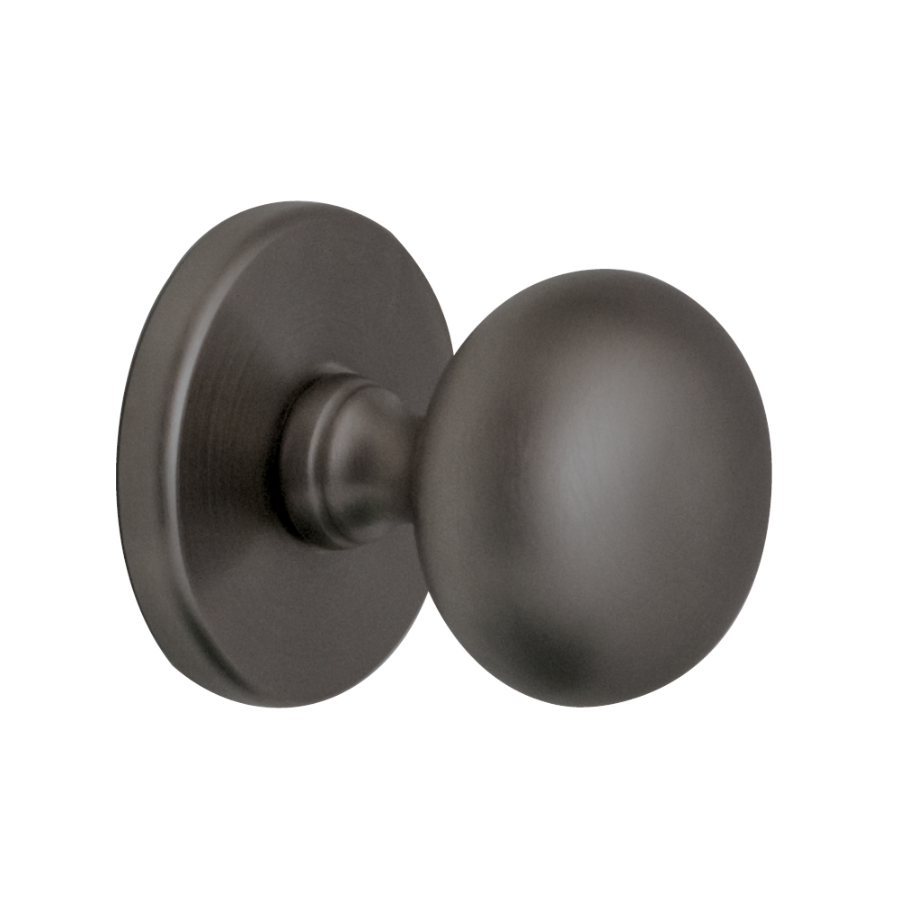 Hardbrass - Voordeurknop Iris 56mm PVD gun metal