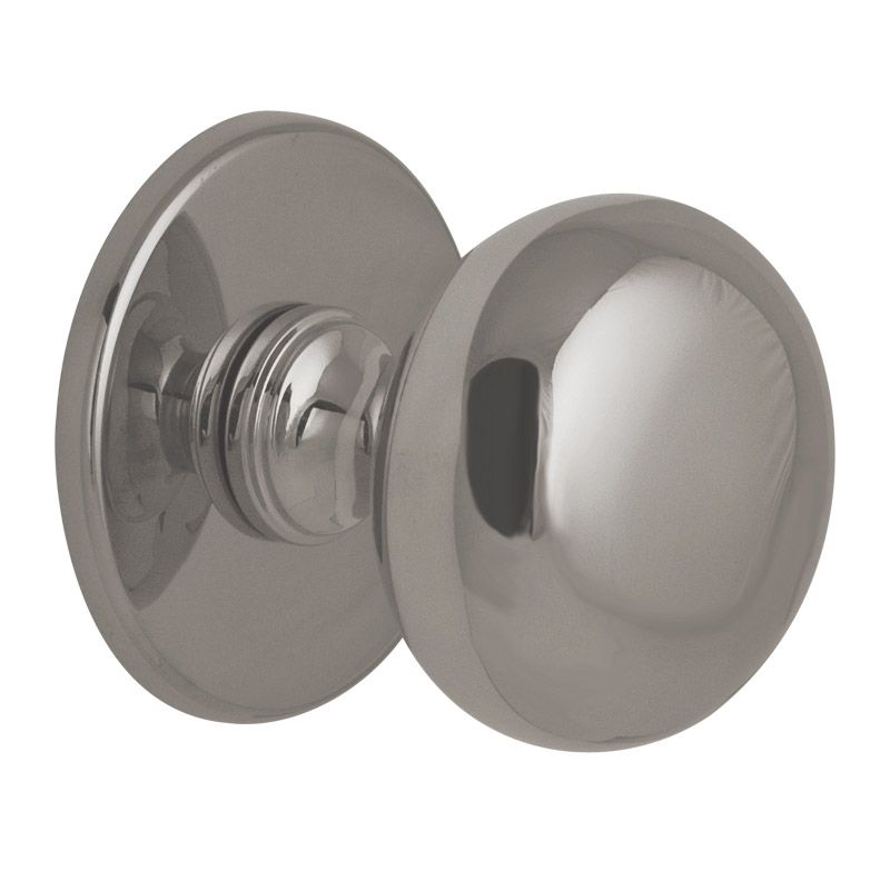 Hardbrass - Voordeurknop Iris 56mm PVD glans nikkel