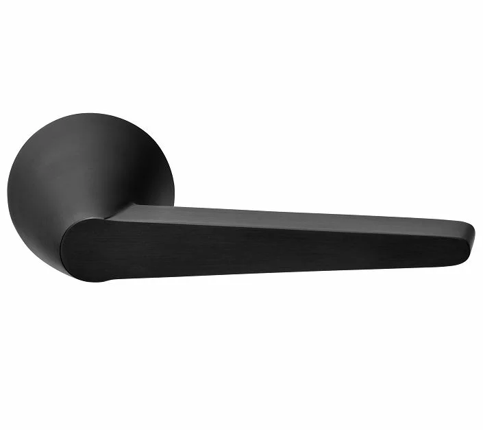Formani - Deurkruk CONE OH100-G op rozet PVD mat zwart