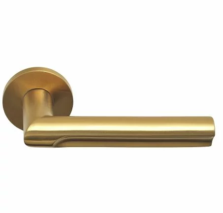 Formani - Deurkruk David Rockwell ECLIPSE DR103-G op rozet PVD mat goud