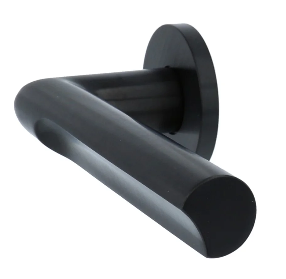 Formani - Deurkruk David Rockwell ECLIPSE DR103-G op rozet mat zwart - Afbeelding 3