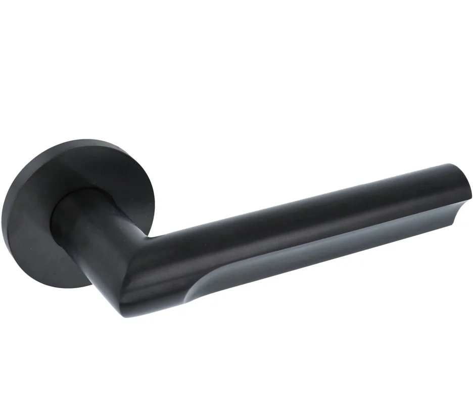 Formani - Deurkruk David Rockwell ECLIPSE DR103-G op rozet mat zwart - Afbeelding 4