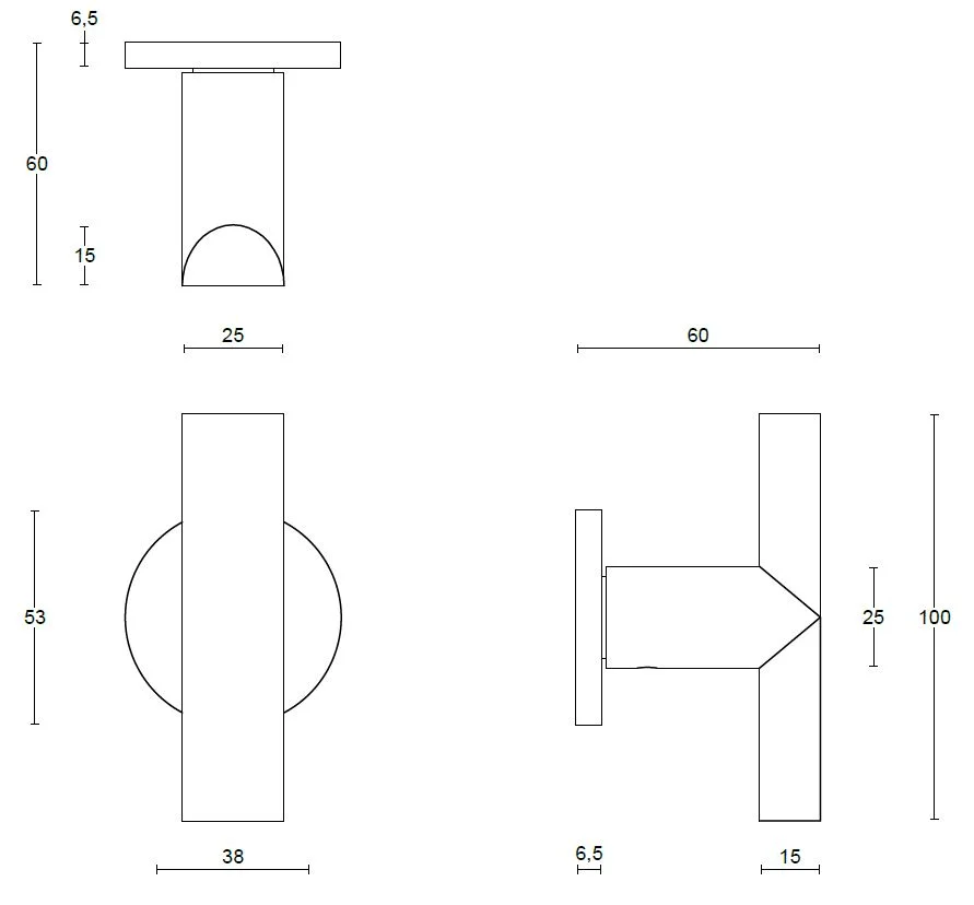Formani - Voordeurknop Vast PIET BOON ARC PBA200VA mat rvs - Afbeelding 3