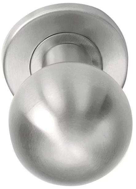 Formani - Voordeurknop BASICS LB501V Vast op rozet mat rvs
