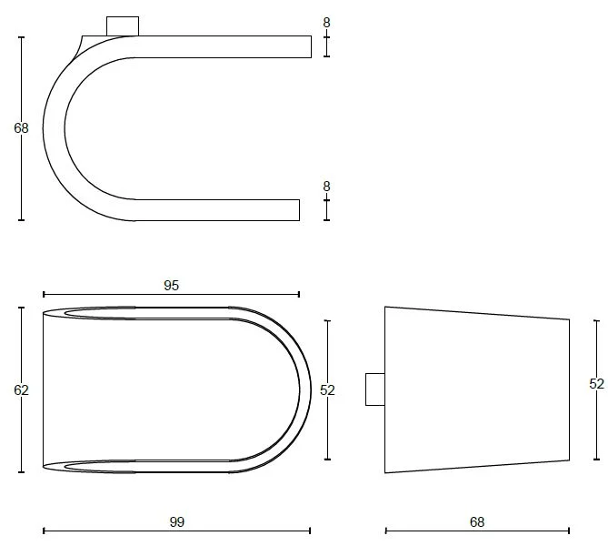 Formani - Voordeurknop Vast FOLD TB200V mat rvs - Afbeelding 3