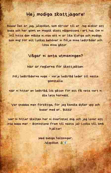 2-1 Julspökets Skattjakt