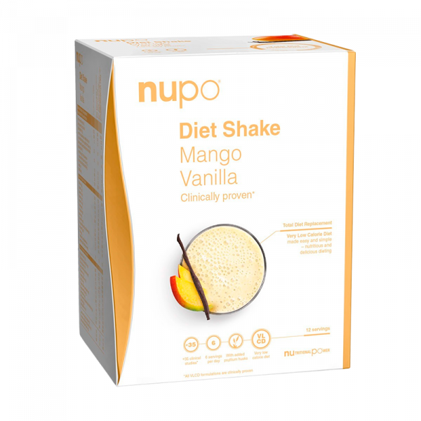 Nupo Diet Shake Mango Vanilla (12 br)