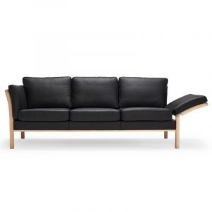 Aya K129 3 pers. sofa m/vippearm - stof/læder