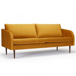 Husum K 374 3 pers. sofa - stof/læder