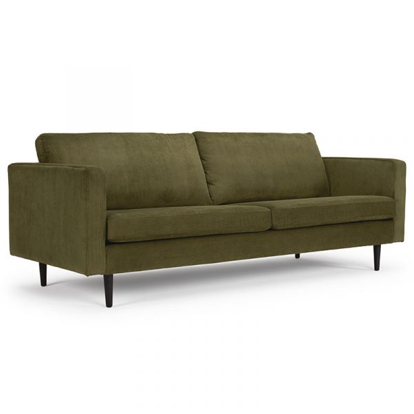 Obling K 370 3 pers. sofa - stof/læder