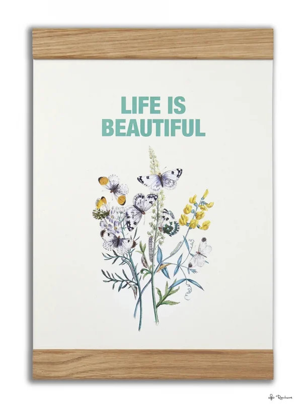 Plakat - Life is beautiful