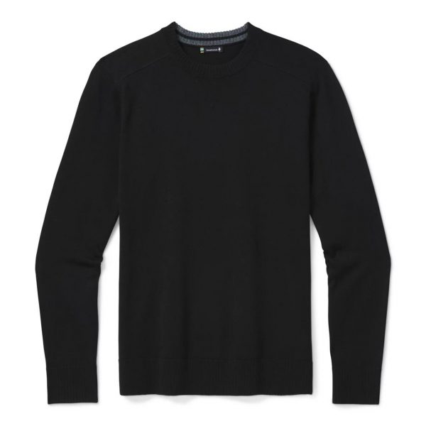 Smartwool Mens Sparwood Crew Sweater (Sort (BLACK) Small)
