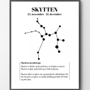 Plakater - Skytten - 30x40 cm.
