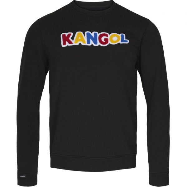 Kangol Sweatshirt Herre QuestCrew - Black