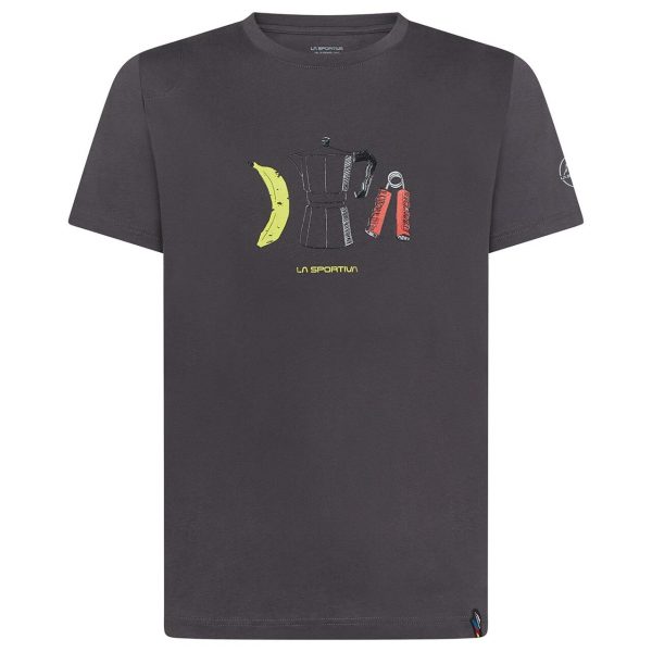 La Sportiva Mens Breakfast T-shirt (Grå (CARBON) Small)