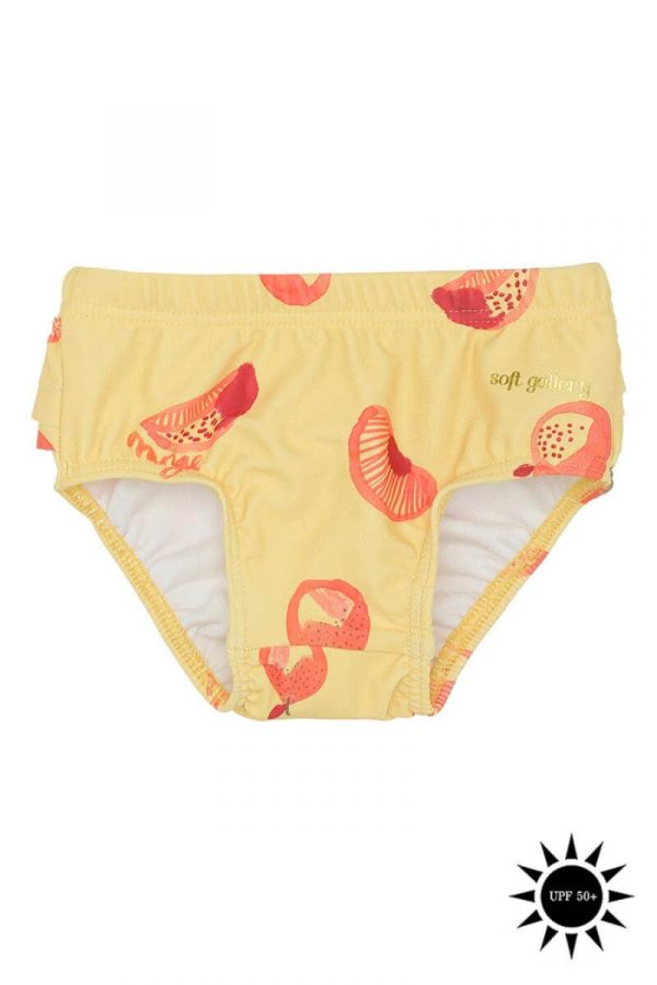 Soft Gallery - Badebukser Mina Swim Pants - Jojoba AOP Oranges - 68/6 mdr.