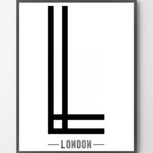 London plakat - 30x40 cm.