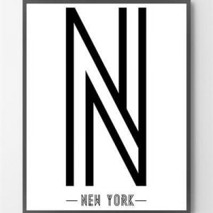 New York plakat - 30x40 cm.