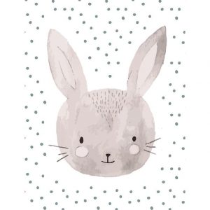 Citatplakat Plakat - B2 - Childish Rabbit