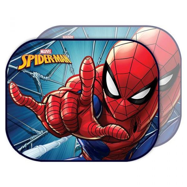 Disney solbeskytter Spiderman - 2 stk. - 44x35 cm