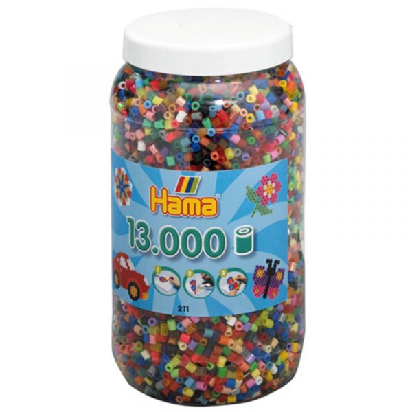 Hama perler midi 13000 stk - mix-68