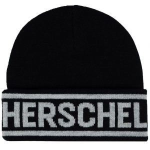 Herschel Hue - Strik - Elmer - Black/Heather Light Grey