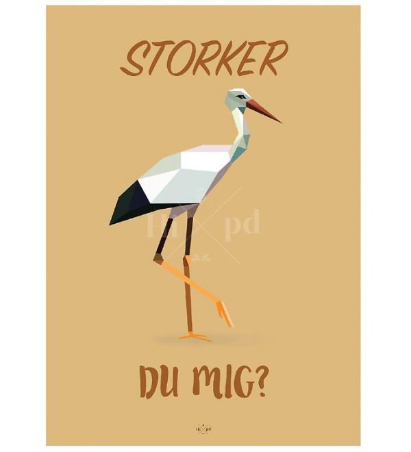 Hipd Plakat - 50x70 - Stork