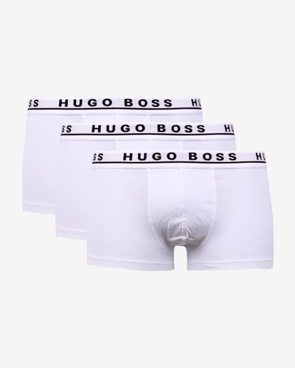 Hugo Boss Boxershorts trunk 3-pak - Hvid - Str. S - Modish.dk