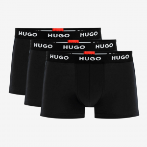Hugo Boss Boxershorts trunk lavtaljet 3-pak - Sort - Str. S - Modish.dk