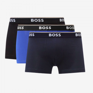 Hugo Boss Boxershorts trunk power 3-pak - Blå / Mix - Str. S - Modish.dk