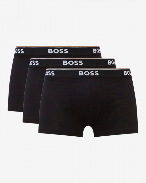 Hugo Boss Boxershorts trunk power 3-pak - Sort - Str. S - Modish.dk