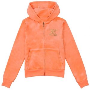 Juicy Couture Cardigan - Velour - Summer Neon Orange