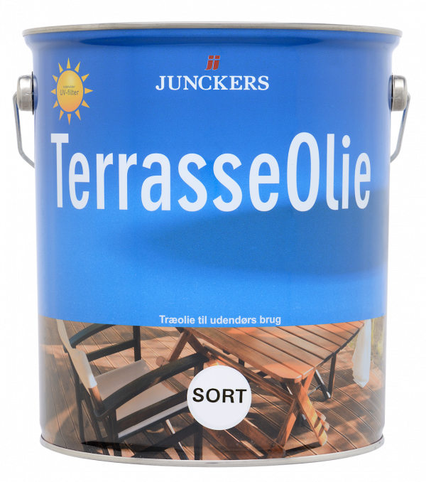 Junckers Terrasseolie Sort 5 liter
