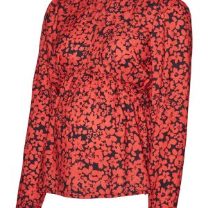 MLONORA L/S WO TOP A. - RISK RED - S